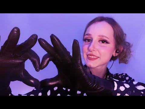 ASMR FIRST PERSON LEATHER GLOVES 🙌 MASSAGE