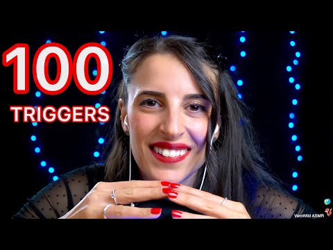 100 TRIGGERS IN 10 MINUTI ASMR 😴