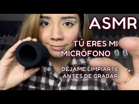 ASMR ROLEPLAY ESPAÑOL / TÚ ERES MI MICRÓFONO  (asmr realista)