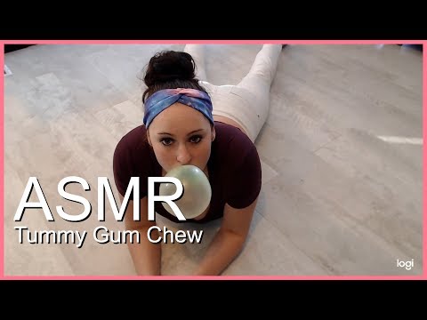 ASMR- Laying on my tummy Blowing Bubbles
