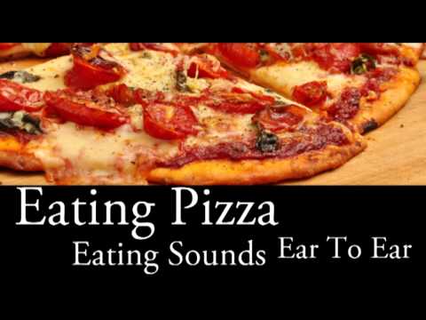 Binaural ASMR Pizza Eating, Ear To Ear I Eating Sounds