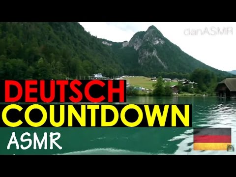 ASMR Countdown, Wassergeräusche (German / Deutsch / Alemão)