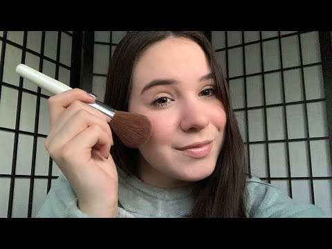 ASMR Doing My Makeup (Whispering and Trigger Assortment)