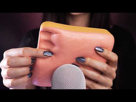 ASMR Satisfying Crisp Sticky Sounds for Intense Brain Tingles | Fast Tapping, Sticky Mic(No Talking)