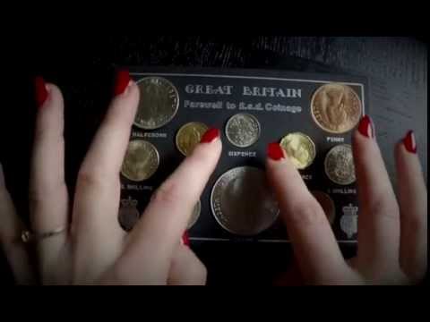 ASMR Show and Tell Old British Coins - Whisper/Soft Spoken