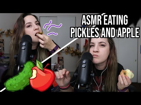 INTENSE Eating Sounds ~ Pickles and Apple