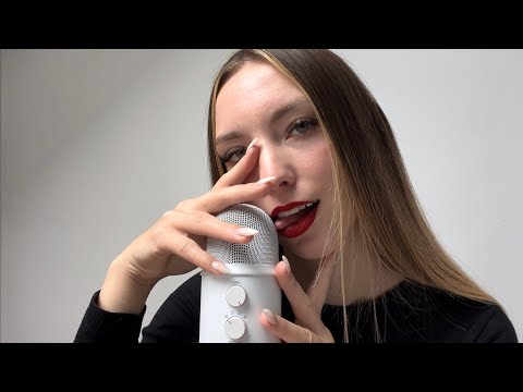 ASMR but it’s all about MOUTH SOUNDS👄 (inaudible whispering, face touching, close-up..)