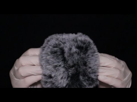 ASMR Fluffy Brain Massage with Latex Gloves Sounds (No Talking)