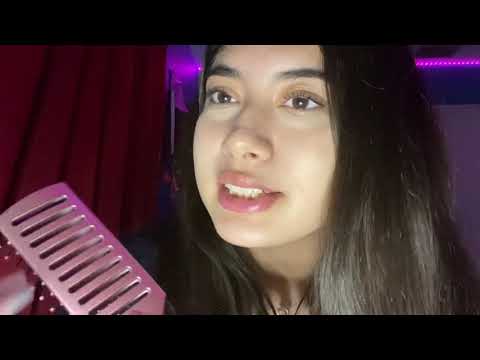 ASMR | my first asmr video talking about myself with random triggers