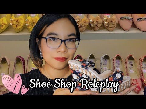 ASMR SHOE SHOP ROLEPLAY - Sandals & Wedges Collection (Soft Spoken, Shoe Tapping) 👡🌞