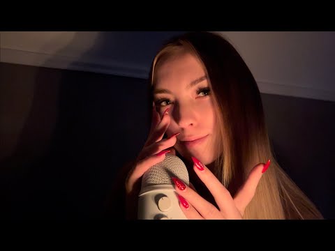 ASMR | collarbone tapping, hand sounds, teeth tapping, eating sounds👅 (Fee‘s Video) german/deutsch