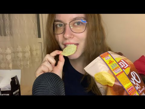 ASMR | Eating LAYS Oven Baked ✨✨✨🥰Crunchy Sounds