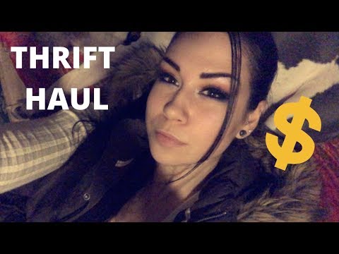 A Very Long Overdue (ASMR) Thrift Haul. Soft Spoken, Crinkling, Tapping