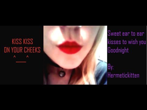 ASMR ♡ Gentle Goodnight Kisses (ear to ear) + Affirmation/Self-confidence whispering