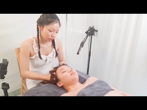 NO AD | ASMR |  Asian Girls massage # 4