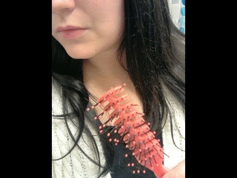ASMR Brushing / Combing your hair & mouth sounds ROLE PLAY. Lots of Clicking sounds
