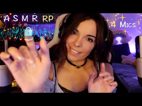 ASMR RP 🎧 Je Hack tes Oreilles 💕 EAR WAVE 💕 (Invisible Trigger, Mouth Sounds, Clavier) Français FR