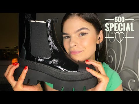 ASMR | 500 SUB SPECIAL ❤️ help me pick shoes