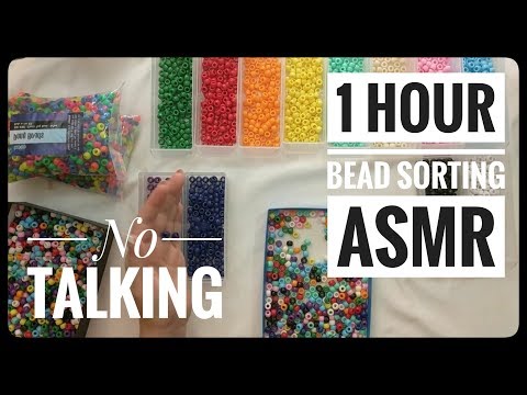 1 Hour Bead Sorting ASMR (No Talking)
