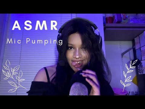ASMR Mic Pumping, Scratching, Tapping, Rambling, fast and aggressive Mic Triggers
