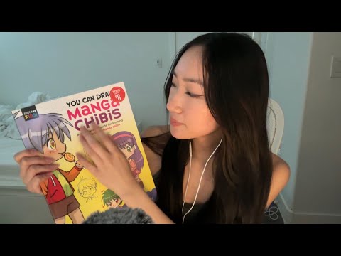 ASMR tingly books, tapping, page turning, scratching