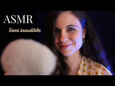 ASMR FRANCAIS 🌙 - Semi Inaudible * Triggers (Fluffy mic, Tapping, Brushing, Visuels, ...)