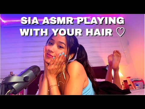 ASMR| Playing With My hair & Your Hair (Personal Attention) Whispered (Spanish)