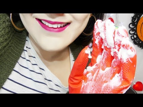 ASMR Glove Hand Sounds - Rubbing, Touching & Lotion ✋🏻💗