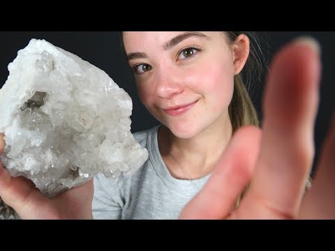 ASMR MY CRYSTAL COLLECTION! Whispered Show & Tell, Tapping