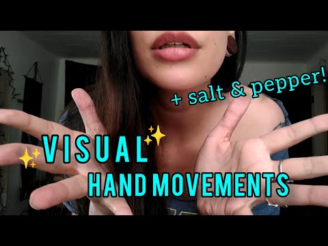 Fast & Aggressive ASMR Visuals, "Salt & Pepper" Trigger, Hand Sounds