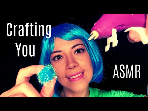 ASMR Crafting You (Personal Attention, Soft Spoken, Role Play, Face Touching, Mic Brushing, Cutting)