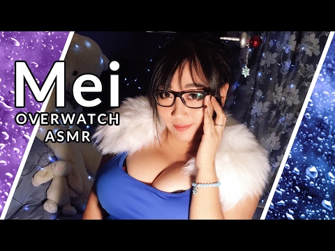 ASMR Mei Roleplay ❄️️ Overwatch Cosplay, Pencil Writing, Tapping, Soft Talking