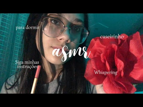 ASMR CASEIRINHO - SIGA minhas INSTRUÇÕES | whispering, tocando seu rosto, mouth sounds…