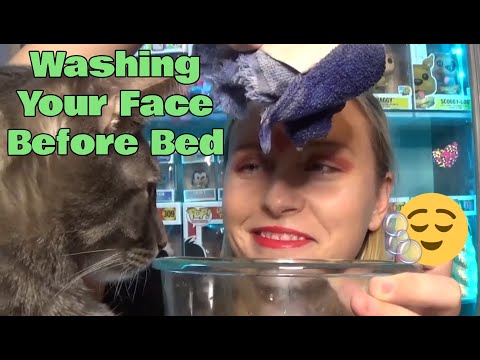 Cleaning Your Face Before Bed ASMR - Loggerhead ASMR