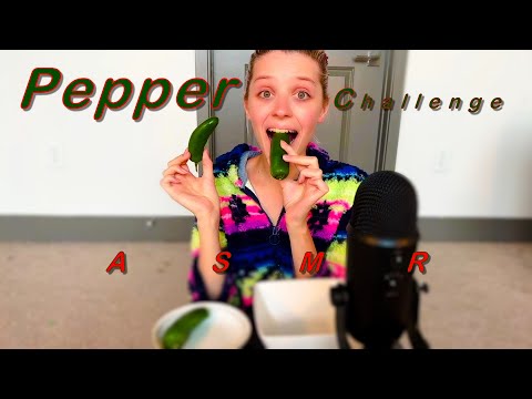 ASMR-Hot Pepper Challenge Doesn't End Well