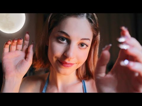ASMR 4 HOURS LONG NAILS FACE SCRATCHING W ECHOED INAUDIBLE EAR TO EAR (UP CLOSE) (BREATHY)~extra Zzz