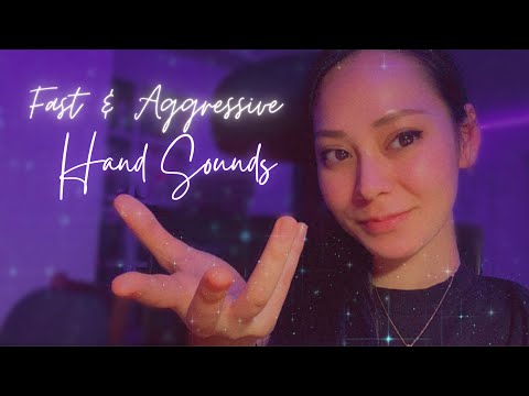 ASMR ✨ FAST & AGGRESSIVE HAND SOUNDS (with unpredictable triggers... focus on me, salt & pepper)