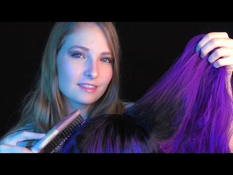 ASMR | 3DIO Hair Brushing with Hair Play
