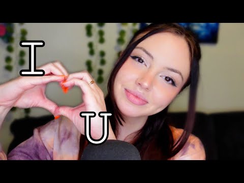 I LOVE YOU in different languages pt 2 (ASMR) (Whispers, hand movements)