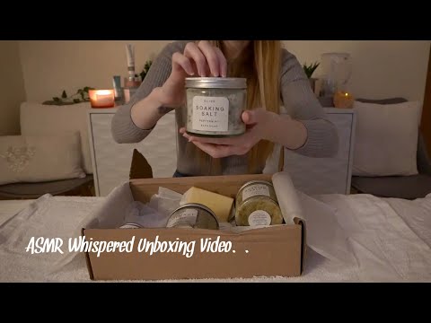 ASMR Beautifully Relaxing Whispered Bathroom Luxuries Unboxing | Elise Nordic |