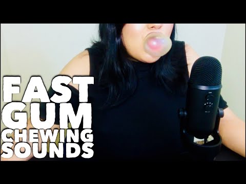 Fast Gum Chewing Sounds | ASMR