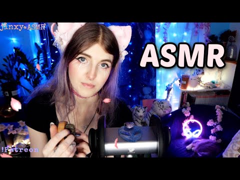 ASMR | Close your eyes and sleep ♥ | (Crinkles, scratching, tapping, visuals & more)