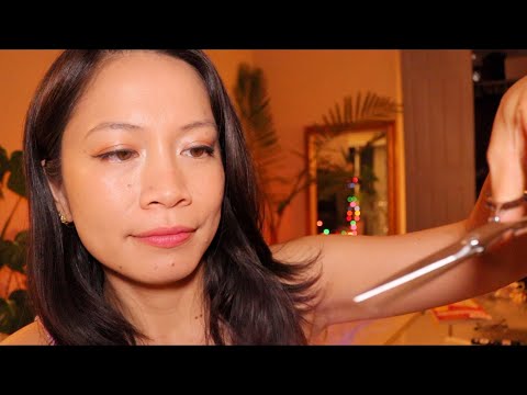 ASMR ✂️ Haircut ✂️  Pampering Your Tresses For The New Season