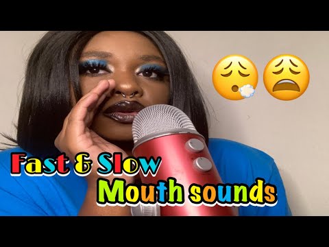 ASMR Mixture of Fast & Slow Mouth Sounds that will give u tingles 👄💌 #asmr #asmrmouthsounds