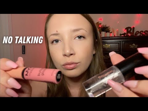 ASMR| Doing Your Makeup (JUST MOUTH SOUNDS😘 ~ NO TALKING🤫)