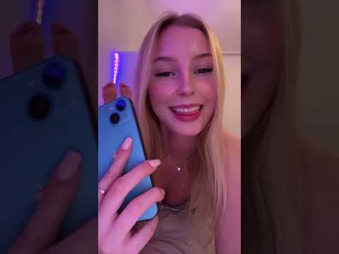 I am passing the phone to someone...  #asmr