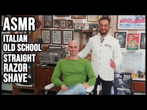 💈 1 hour of MASTER of STRAIGHT RAZOR 🎧 ASMR SOUNDS | FACE and HEAD SHAVE | Old School Barber