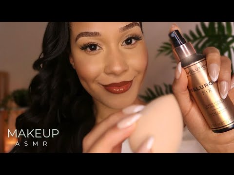 ASMR Cozy Fall Makeup Roleplay 🧡 Realistic Makeup Application With Layered sounds For Sleep