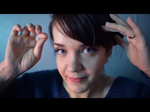 ASMR Acupuncture, Face and Ear Massage. Super Close Whisper.