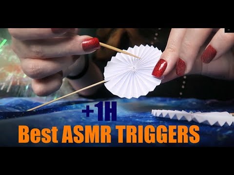 ✨1h+ ASMR TRIGGERS (No talking)✨FLOAM, CRINKLES, TAPPING...✨